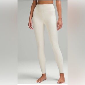 lululemon athletica Cream High-Rise Leggings